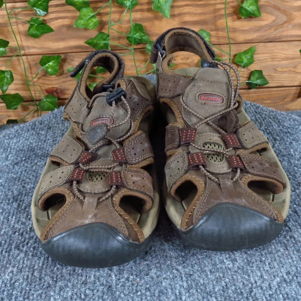 Northside‎ Trinidad Men Sandal Size 10 Hiking Trail Outdoor Brown Leather